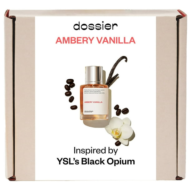Dossier Ambery Vanilla Eau De Parfum, Inspired by YSL's Black
