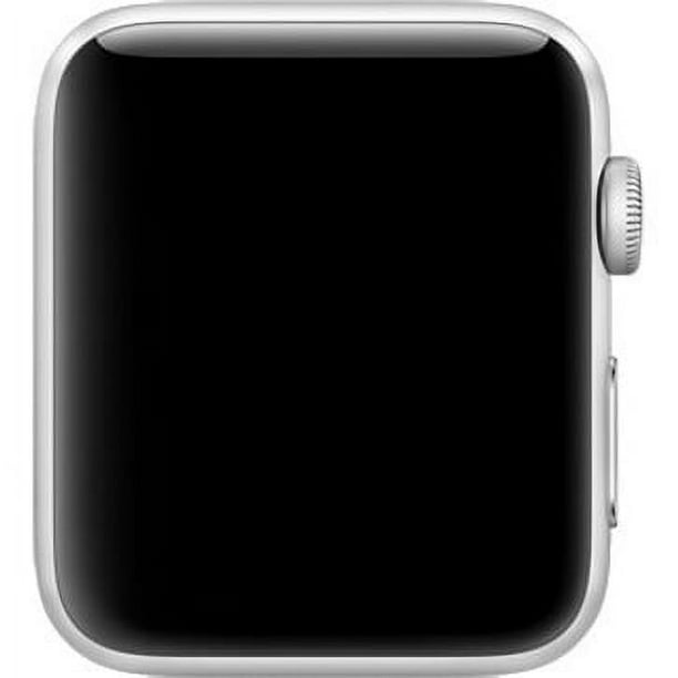 Refurbished Apple Watch Gen 3 Series 3 38mm Silver Aluminum White Sport Band MTEY2LL A Walmart