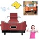 thumbnail image 1 of Caja de almacenamiento multifuncional para respaldo de asiento de coche, organizador de asiento trasero con 2 portavasos, caja de pañuelos para asiento de coche y caja de almacenamiento, caja de almac, 1 of 7
