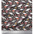 thumbnail image 1 of Soimoi Cotton Poplin Fabric Geometric & Dogs Patchwork Print Sewing Fabric Yard 42 Inch Wide, 1 of 3