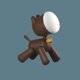 thumbnail image 2 of Dog-shaped Table Lamp with Dimmable Touch Sensor Bedside Lamp Gift Warm White, 2 of 5