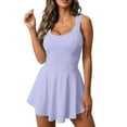 thumbnail image 2 of Hessimy Womens Two Piece Lounge Sets Casual Summer Outfits 2 Piece Short Matching Clothing Set(Purple,XXL), 2 of 7