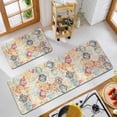 thumbnail image 5 of Boho Kitchen Rug Rectangle Yellow Kitchen Rugs Kitchen Rugs Non Slip Washable 2 Sets Washable Kitchen Rugs Farmhouse Style Easter Kitchen Rugs Throw Rugs for Kitchen Yellow Long Soft Kitchen Rug, 5 of 6