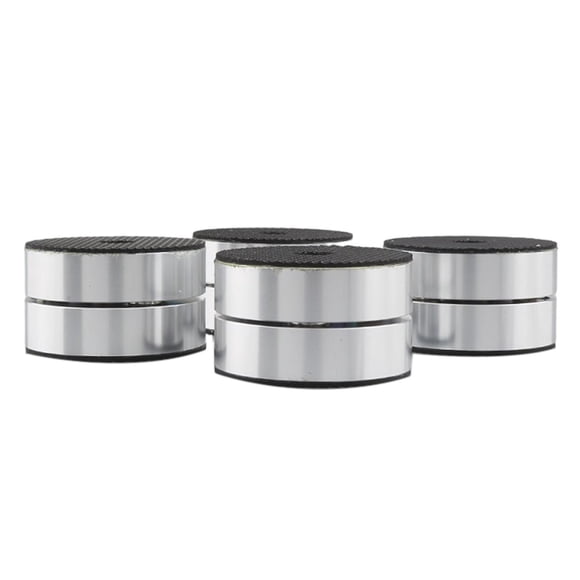 STARTIST Base d'Isolation Support Pieds de Haut-Parleur Pare-Chocs Alliage d'Aluminium pour Haut-Parleur Audio 4 Pcs