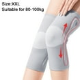 thumbnail image 2 of Winter Thermal Knee Braces Elastic Running Knee Compression Sleeves Leg Support Protector - XXL code, 2 of 5
