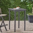 thumbnail image 2 of Afuera Living Modern / Contemporary Outdoor Acacia Wood Bar Table in Dark Gray, 2 of 6