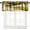 Italy-4, variant on Tier and Valance Window Curtain Set - 52 Inch Width, 36 Inch Length - Live, Love, Laugh (Navy) - Light Filtering Drapes for Kitchen, Bedroom, Living & Dining Room by Achim Home Decor