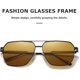 thumbnail image 2 of Polarized Sunglasses Womens Men Retro Oversized Square Vintage Fashion Shades Classic Large Metal Sun Glasses, 2 of 4
