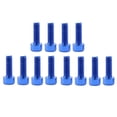 thumbnail image 1 of Pernos de jaula de botella hexagonal de aleación kusrkot Bici Azul Soporte Tornillos, 1 of 8