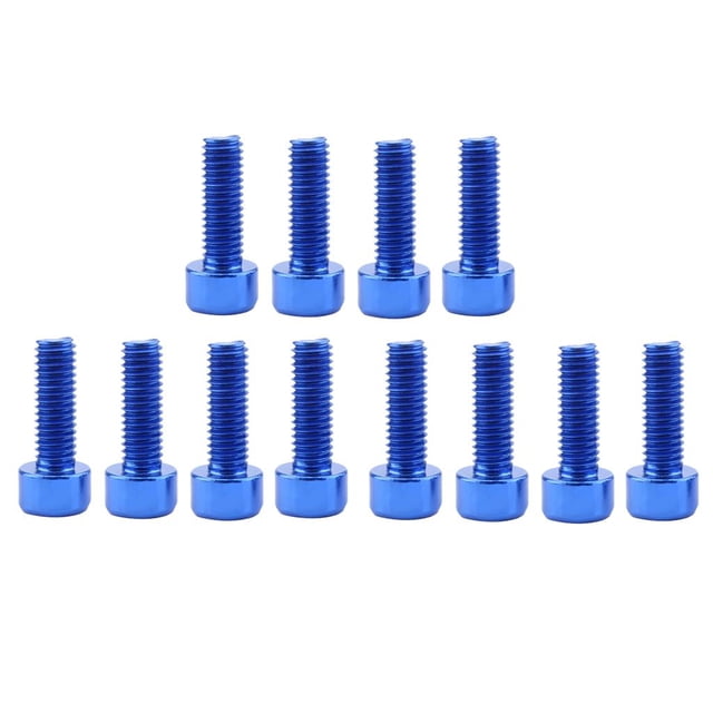 Pernos de jaula de botella hexagonal de aleación kusrkot Bici Azul Soporte Tornillos