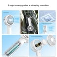 thumbnail image 4 of Mini Portable Fan, Powerful Handheld Fan, USB Rechargeable Fan for Travel Indoor Outdoor White, 4 of 5