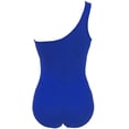 thumbnail image 4 of Kiapeise Women Plus Size One Piece Mesh See Through One Shoulder Swimwear, 4 of 5