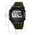 thumbnail image 3 of Reloj Deportivo Digital con Energía Solar, Sumergible 50m, Pantalla Luminosa, Alarma, Cronómetro, Reloj de Pulsera Casual para Exteriores para Adolescentes y Adultos, 3 of 9