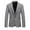 Grey, variant on Siilsaa Men's Suit Jacket One Button Slim Fit Sport Coat Business Daily Blazer Grey,185