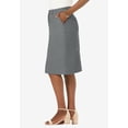 thumbnail image 4 of Jessica London Women's Plus Size Stretch Cotton Chino Skirt, 4 of 5