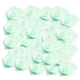 thumbnail image 1 of Rosas artificiales Yotijar 100 piezas espuma de poliéster para tocados bricolaje verde, 1 of 10