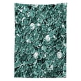 thumbnail image 3 of Ambesonne Pearls Tablecloth Rectangular Table Cover, Ball Shapes Monochrome, 60"x84", Teal, 3 of 4