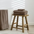 thumbnail image 6 of Gogreen 100% Cotton Bath Towel Sets of 8 Pieces, 2 Bath Towels 2 Hand Towels 4 Washcloths, Highly Absorbent Towels for Bathroom, Gym, Hotel (Brown), 6 of 7