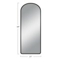 thumbnail image 4 of 64"*21" Arched Full Length Mirror Metal Framed Vanity Mirror For Bathroom Black, 4 of 4