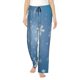 thumbnail image 1 of Balery Snowflakes1 Pantalones de pijama para mujer, pijamas ultraligeros, pantalones de estar por casa-3X-Large, 1 of 6