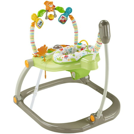 Fisher-Price Woodland Friends SpaceSaver Jumperoo with Lights & Sounds