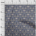 thumbnail image 2 of oneOone Cotton Cambric Dark Blue Fabric Asian Block Sewing Material Print Fabric By The Yard 42 Inch Wide, 2 of 4
