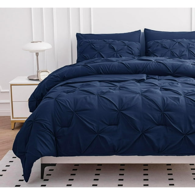 Queen Comforter Set Pieces Bed in a Bag Bedding Set with Comforters Sheets Pillowcases & Shams Queen Size Bedding Set