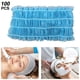 thumbnail image 3 of 100 diademas desechables para , para mujeres y niña diademas suaves no tejidas para cabeza, banda cabellero facial, diadema elástica para , Azul Sunnimix Diademas de spa desechables, 3 of 8