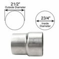 thumbnail image 2 of 2pcs 2.5" 2-1/2 OD to 2.75" 2-3/4 ID Exhaust Component to Pipe Adapter Reducer, 2 of 8