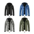 thumbnail image 3 of Guardoinrt Polyester Mens Duck Down Jacket For Ultimate Warmth And Style Wide Application Hooded Puffer Jacket grey 2XL, 3 of 6