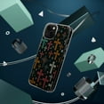 thumbnail image 4 of DistinctInk Clear Hybrid Case for Apple iPhone 12 (6.1" Screen) - Organic Art: Vibrant Minimal Christian Crosses - Raised Bezel Screen Guard, 4 of 8