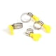 thumbnail image 5 of Juego de 10 abrazaderas de manguera de 8 a 32 mm para tuberías de agua, herramientas industriales Plata + amarillo, 5 of 9