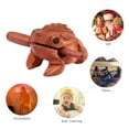 thumbnail image 3 of Amdohai Muslady Middle Frog Guiro Rasp Frog Sound Maker Around, 3 of 8