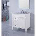 thumbnail image 2 of Elegant Decor Park Ave 32" Wood Single Bathroom Vanity in White, 2 of 11