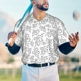 thumbnail image 5 of Picia Snake Pattern Mens Polo Shirts Quick Dry Short Sleeve Golf T Shirt Performance Moisture Wicking Casual Workout Baseball T-shirt-Medium, 5 of 7