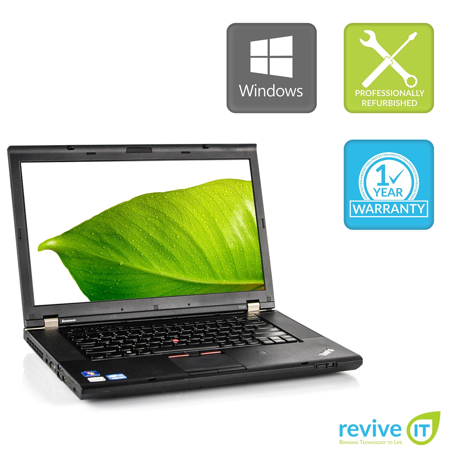 Used Lenovo ThinkPad T530 Laptop i5 Dual-Core 8GB 256GB SSD 10 Pro B