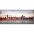 thumbnail image 3 of Kopczynski, Marcin 24x13 Black Modern Framed Museum Art Print Titled - Sunrise at Chicago, 3 of 5
