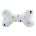 thumbnail image 2 of Haute Diggity Dog Chewy Vuiton White Bone, Plush Designer Dog Toys with Interactive Squeaker, Stimulating Pet Enrichment, Machine-Washable & Safe Materials for All Breeds, Size Large, 2 of 6