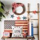 thumbnail image 5 of Fundas de almohada del 4 de julio de Estados Unidos de 1776, funda de almohada de lino para el Día de la Independencia, decoración de funda de almohada con signo patriótico de estrella, decoración, 5 of 7