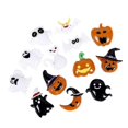 thumbnail image 1 of 20pcs DIY Accessories Halloween Flatback Craft Embellishments for Phone Case Headdress Scrapbooking Photo Album (Assorted Styles), 1 of 4
