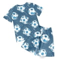 thumbnail image 5 of Gubotare Cute Pajamas for Boys Pajama Short Sets Short Sleeve Set - Sleepwear with Pockets PJS Loungewear 4T 5T (Navy,4-5 Years), 5 of 6