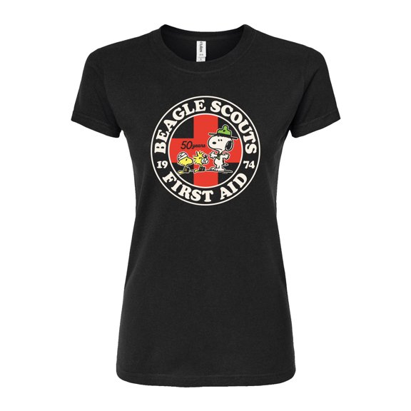 Peanuts - Beagle Scouts First Aid - Juniors Fitted Graphic T-Shirt
