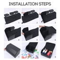 thumbnail image 3 of Estuche de almacenamiento automático plegable Cuero Desmontable Gran capacidad Montado en el vehículo Transporte, 3 of 7