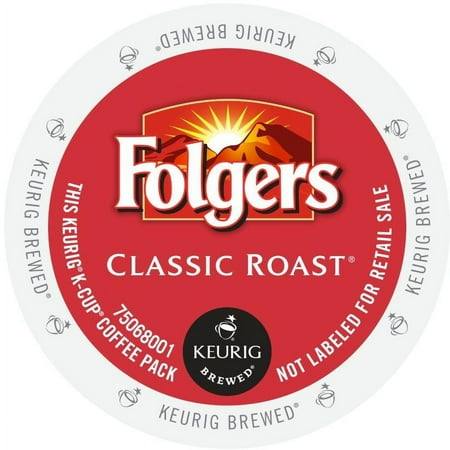 Folgers Gourmet Selections Classic Roast Coffee, K-Cup Portion Pack for Keurig Brewers (96 Count)