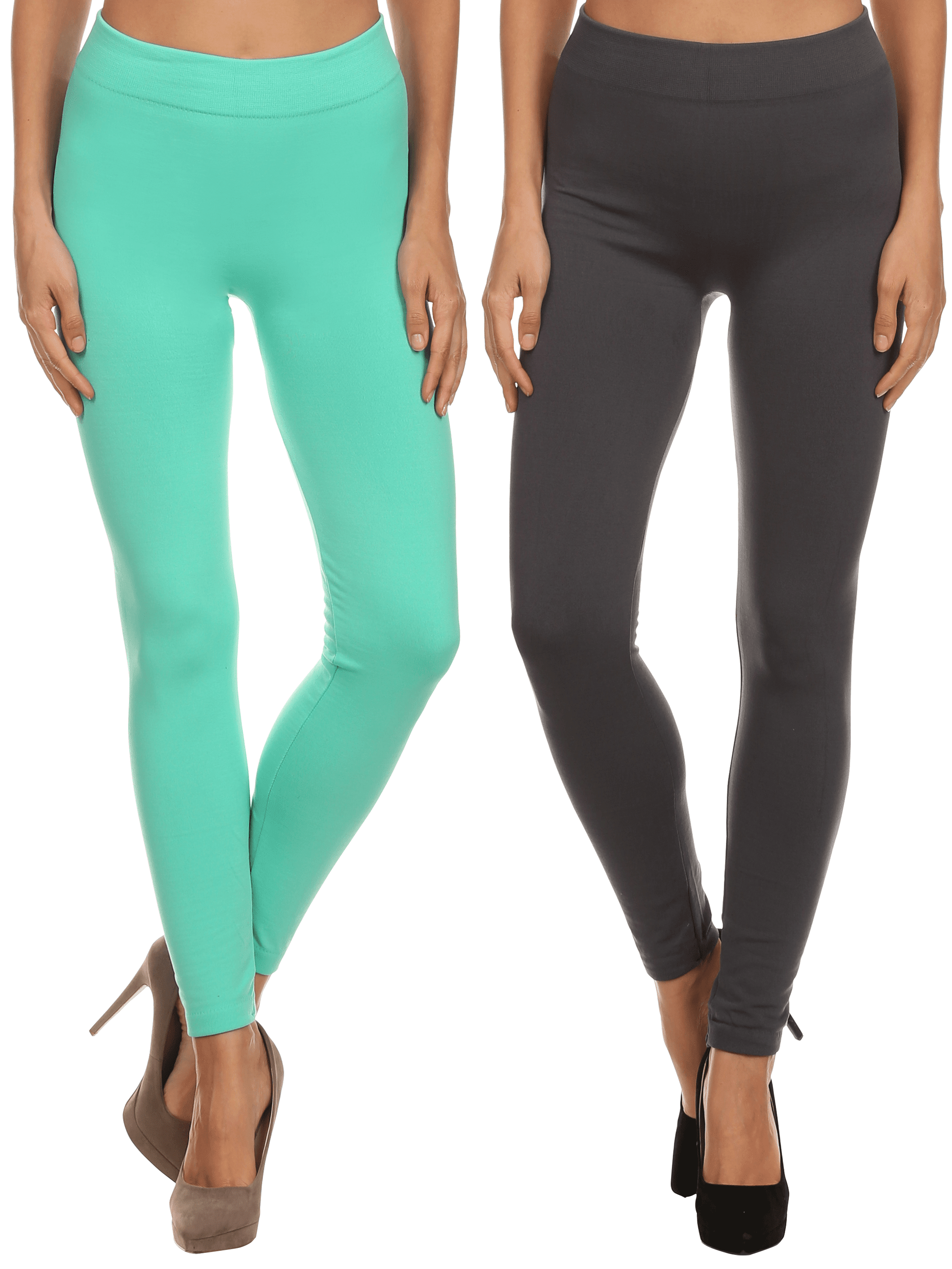 Fleece Lined High Waisted Leggings for Women Warm Winter Pants