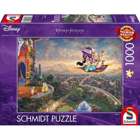 Schmidt Thomas Kinkade: 59950 Disney Aladdin Jigsaw Puzzle - 1000 Pieces