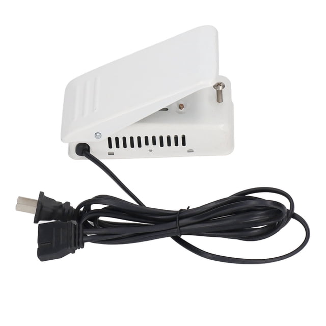 Replacement Foot Pedal, Sewing Machine Foot Pedal Nonslip US Plug 110V White For Home