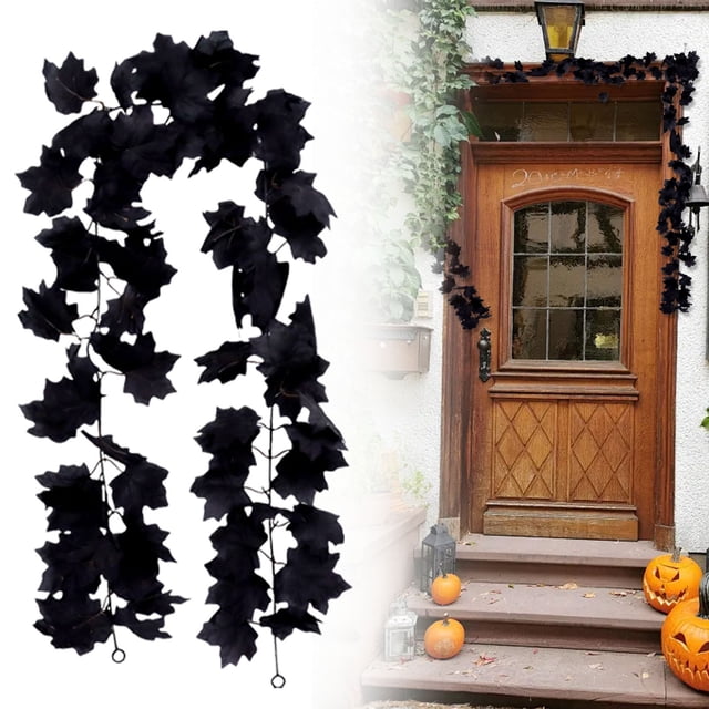 Tyeign Autumn Decoration Simulation Maple Rattan, Home Wall Hanging for Seasonal Aesthetic, Warm Autumn Colors for Decor, Fade-Proof And Dust-Proof for Long-Term Use, An Autumn Leaf Ornament