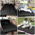thumbnail image 5 of BuyWeek Black Inflatable Car Air Mattress Travel Bed - Thickened Car Camping Bed Sleeping Pad with Waterproof Spring Bed for Camping Travel, 5 of 9
