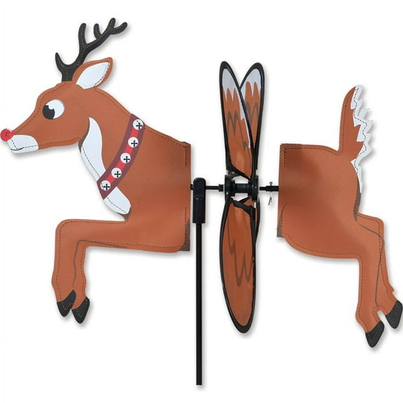 Rudolph Red Nosed Reindeer Petite Wind Spinner